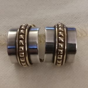 James Avery 14k gold & sterling earrings